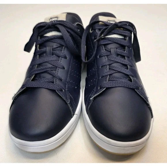 Mens Size 10 K-Swiss Court Casper Tennis Sneakers Navy Blue - Picture 5 of 10